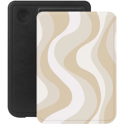 Afbeelding van Selencia Vivid Bookcase voor de Kobo Clara Colour / BW Desert Waves Beige