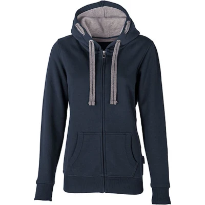 Afbeelding van Women&#039;s Hooded Jacket met ritssluiting Navy XS