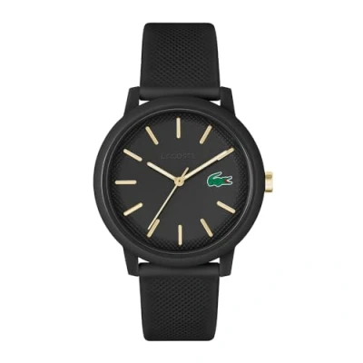 Image de Lacoste Montre Analogique à Quartz pour homme avec Bracelet en silicone Noir 2011233