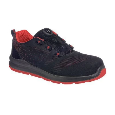 Afbeelding van Portwest Compositelite sneaker met BOA sluiting maat 36, Black/Red