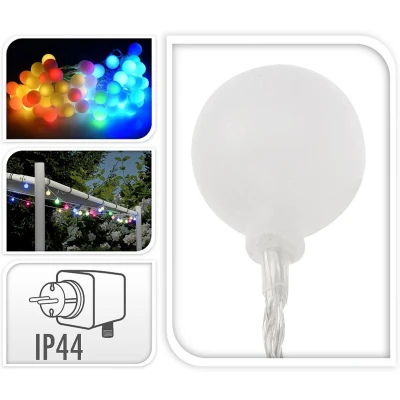 Afbeelding van Party Lighting Feestverlichting 16 meter 80 multikleur LED lampen