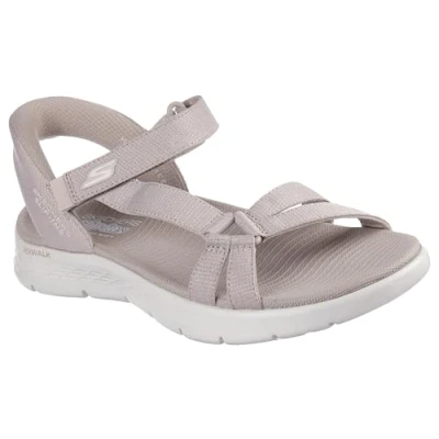 Afbeelding van Skechers Sandaal Hands Free Slip Ins Go Walk Flex 141481 TPE Taupe Machine Washable