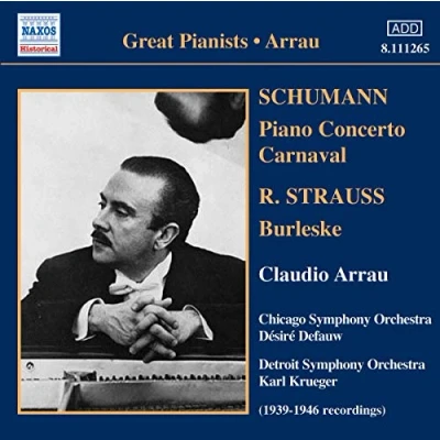 Afbeelding van Claudio Arrau Burlesque / Piano Concerto Carnav (CD)