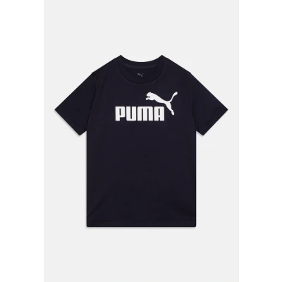 Afbeelding van Puma LOGO Unisex Tshirt print voor kinderen, Maat: 152, New navy