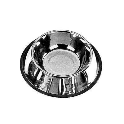 Afbeelding van Nobby rvs eetbak anti slip Ø 28,5 cm 1,6 liter