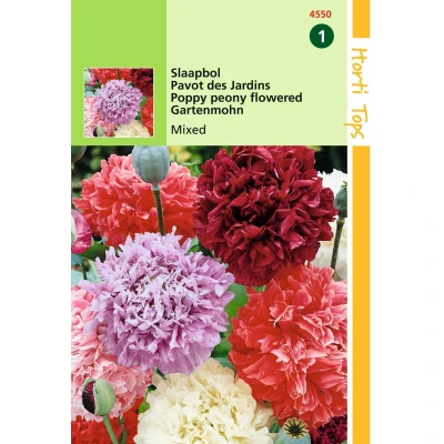 Afbeelding van Hortitops Zaden Papaver Somniferum (Paeoniflorum) Gemengd