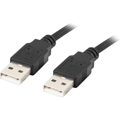 Afbeelding van USB kabel Lanberg CA USBA 20CU 0010 BK Zwart 1 m