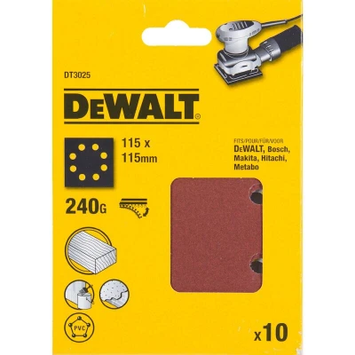 Afbeelding van DeWALT DT3025 P240 Schuurpapier 1/4 Velcro VE=10