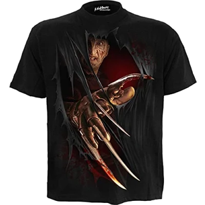 Afbeelding van Spiral A Nightmare On ELM STREET Heren Tshirt M FREDDY CLAWS Zwart
