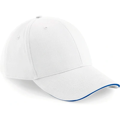 Afbeelding van Beechfield Pet Athleisure met 6 panelen B20 White / Bright Royal