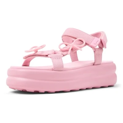 Afbeelding van Camper Flota UP Sandalen met plateauzool, Dames, Maat: 37, Mittelrosa Textiel