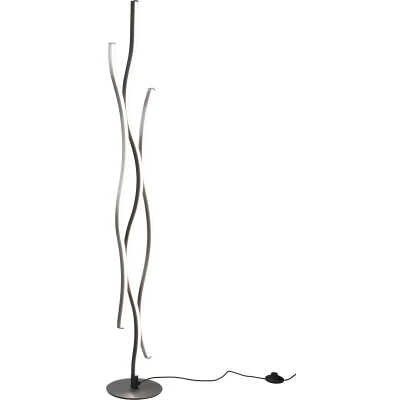 Afbeelding van Blaze LED vloerlamp met dimmer, CCT, aluminium