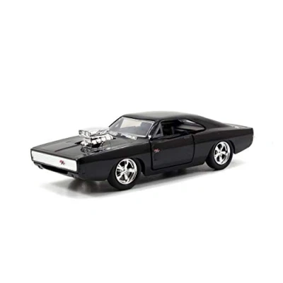 Afbeelding van Doms Dodge Charger R/T Fast and Furious 1:32 mat zwart