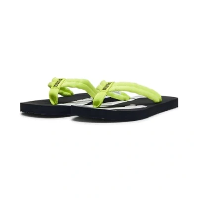 Afbeelding van Puma EPIC Teensandalen voor kinderen, Maat: 38, Lime pow black white Textiel