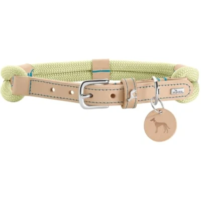 Afbeelding van Hondenhalsband Hunter MALIA Groen M/L 45 54 cm