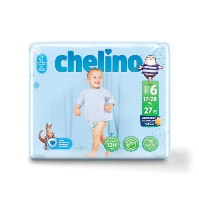 Afbeelding van Chelino fashion &amp; love luiers maat 6 17 28kg (27 stuks) (Gr. 6, Verplaatsbaar pakket, 27 Stuk)