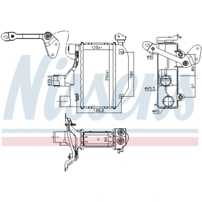 Afbeelding van Nissens Interkoeler 96164