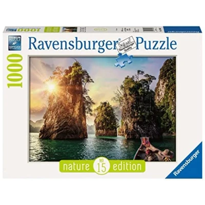 Afbeelding van Ravensburger puzzel Three rocks in Cheow, Thailand Legpuzzel 1000 stukjes