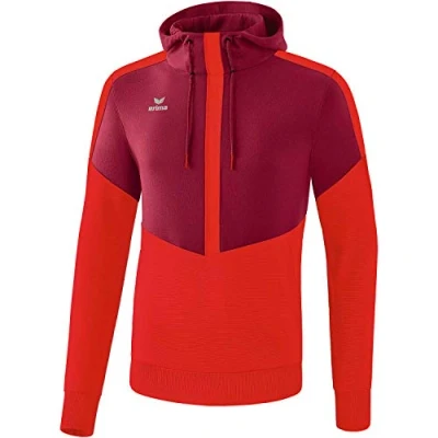 Afbeelding van Erima Squad sweatshirt met capuchon bordeaux/rood 34 / S