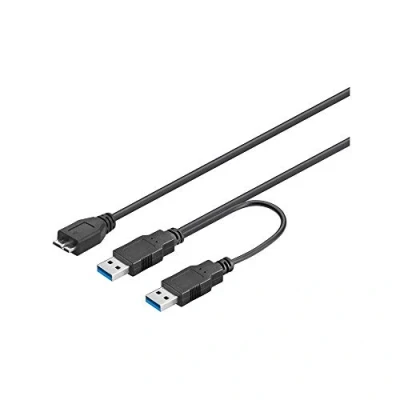 Image de Usb 3.0 micro b 030 y power 0.3m goobay