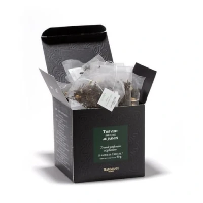 Image de The Vert Au Jasmin A La Marque Dammann Boite De 25 Sachets
