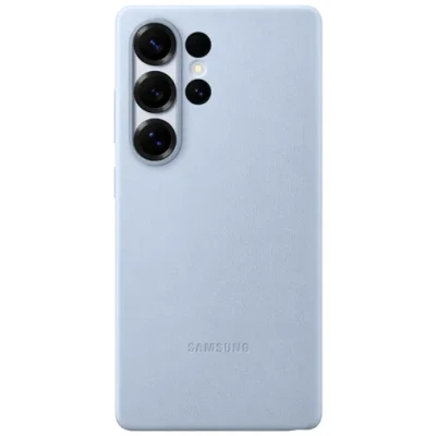 Image de Samsung Kindsuit Cuir Pu Back Cover Bleu Clair Galaxy S25 Ultra