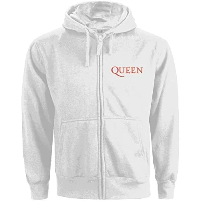 Afbeelding van Queen Classic Crest Vest met capuchon M Wit