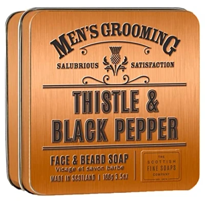 Afbeelding van Scottish Fine Soaps Dikke &amp; Black Pepper Face Beard Soap