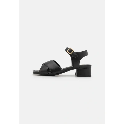 Afbeelding van Clarks Serina Cross Sandalen, Dames, Maat: 37, Black Leer
