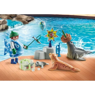Afbeelding van PLAYMOBIL My Life Dieren Voeren 71448