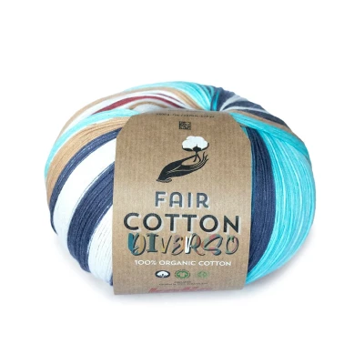 Afbeelding van Wol &amp; Garen Katia Fair Cotton Diverso 400
