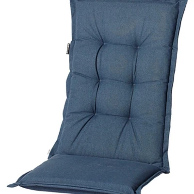 Afbeelding van Madison Tuinstoelkussen hoge rug 50x123 cm Oxford blue/panama grey outdoor
