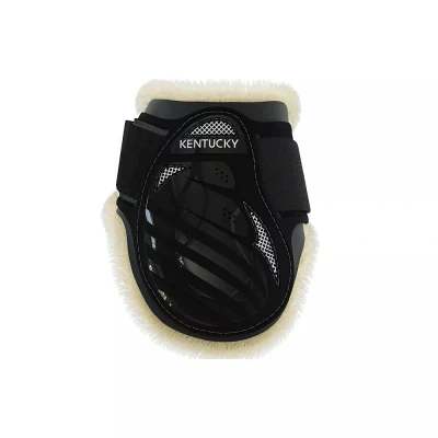 Image de Kentucky Protège Boulets Young Horse Vegan Sheepskin Noir M