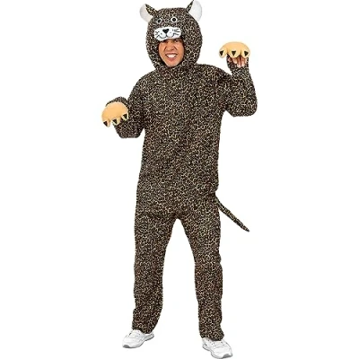 Afbeelding van FUNIDELIA Luipaard Onesie voor volwassenen Kostuum Maat: L XL