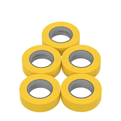 Afbeelding van AUPROTEC 5 stuks VDE isolatietape geel 15 mm x 10 m PVC DIN EN 60454 3 1