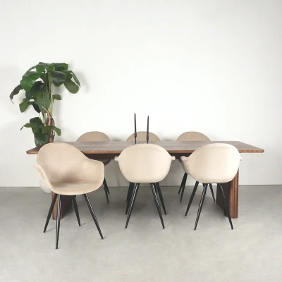 Afbeelding van Jule eettafel 240x100x75 cm walnoot