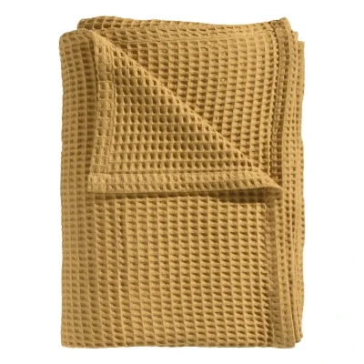 Afbeelding van Heckett Lane Wafel Plaid Golden Yellow 180x260