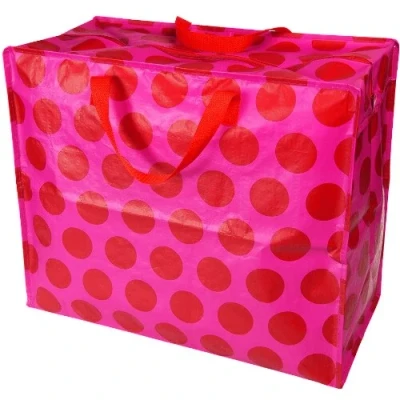 Afbeelding van Rex london jumbo opbergtas red on pink spotlight