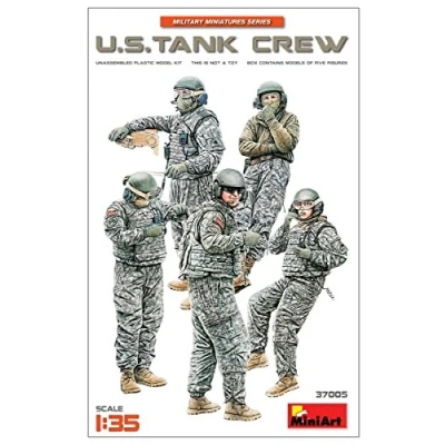 Afbeelding van 1:35 MiniArt 37005 U.S. Tank Crew Plastic Modelbouwpakket