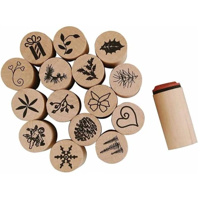 Afbeelding van Creativ Company Deco Art Stempels Kerst, 15dlg.
