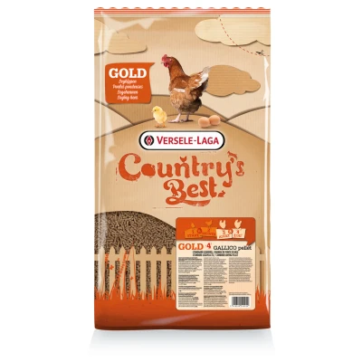 Afbeelding van Versele Laga Country`s Best Gold 4 Gallico Pelletlegkorrel Kippenvoer 5 kg Vanaf 1e Ei