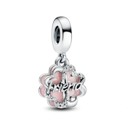 Afbeelding van Pandora Moments Four Leaf Clover Friendship Hangende Bedel 792245C01