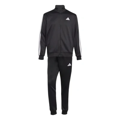 Afbeelding van adidas Heren 3 strepen French Terry Tracksuits, zwart, XS