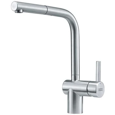Afbeelding van Franke RVS geborstelde Keukenkraan Atlas Neo uittrekbare uitloop inox 115.0521.438