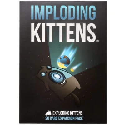Image de Imploding Kittens Expansion Pack by Exploding Kittens, Original Game Required 2 5 Players Ages 7+ 15 Minutes to Play Ideal for Party, Family Night, Fun Kids and Adults