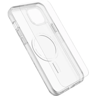 Afbeelding van Otterbox React Set (hoesje + beschermglas) Apple iPhone 15 Plus Transparant Inductieve lading