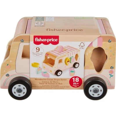 Afbeelding van Fisher Price Houten IJsvorm Sorteerset