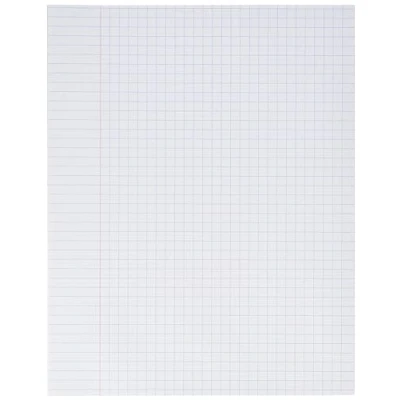 Afbeelding van Clairefontaine 582C Een dubbel niet geperforeerd kopieeretui, 16,5 x 21 cm, 100 pagina&#039;s, kleine ruitjes met rand, wit papier, 90 g, herbruikbare etui