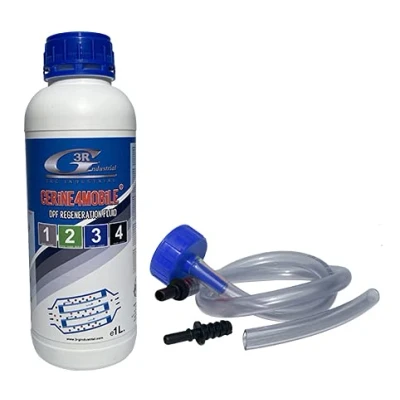 Afbeelding van 3RG INDUSTRIAL Fles reinigingsvloeistof FAP voor deeltjesfilter Compatibel met de aangegeven automodellen en motormodellen OEM: 973665, 973685, 9736A0, 1623961580 1L..