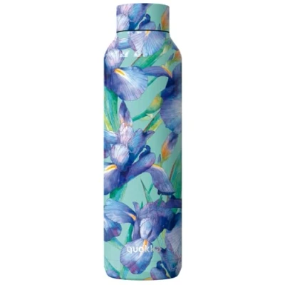 Afbeelding van Quokka Blue Irises roestvrijstalen thermosfles, 850 ml